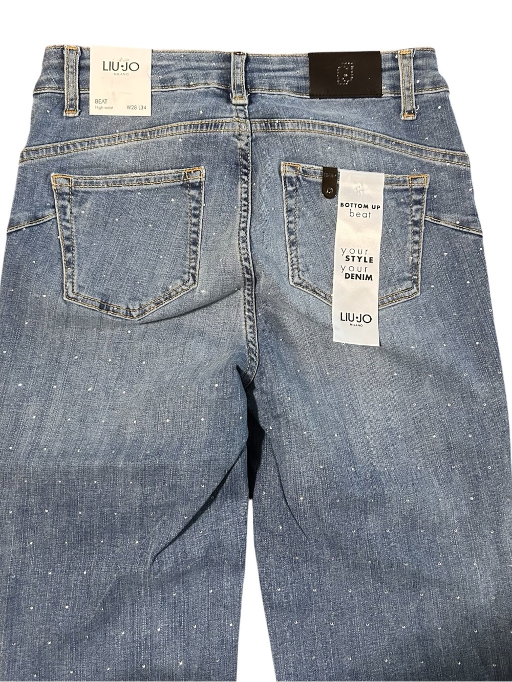 Liu Jo Embellished High Waist Jeans